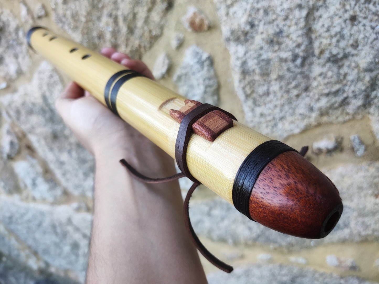 Handmade NA Style Major Pentatonic flute in F.