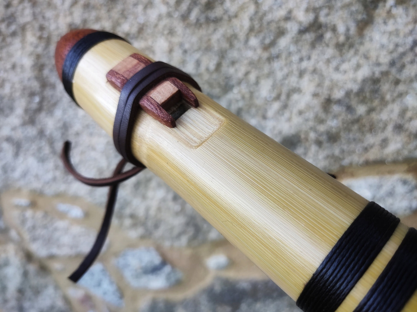 Handmade NA Style Major Pentatonic flute in F.