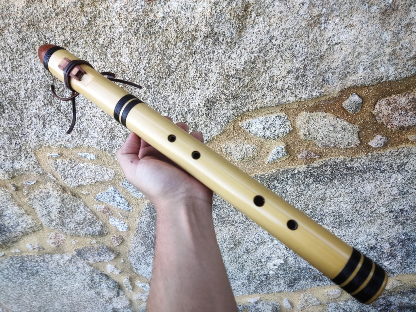 Handmade NA Style Major Pentatonic flute in F.