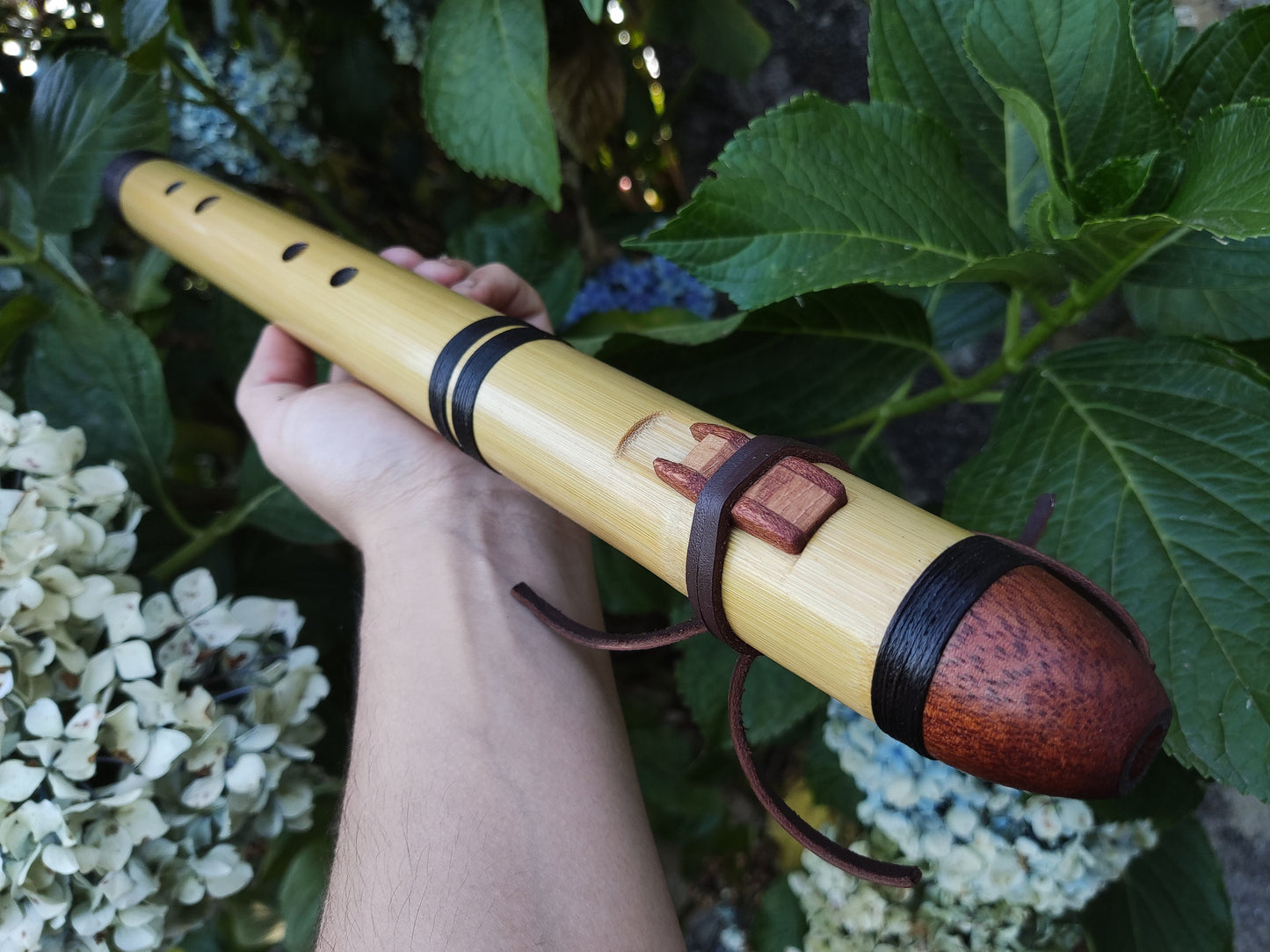 Handmade NA Style Major Pentatonic flute in F.