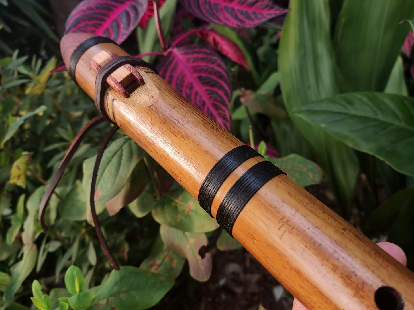NA Style bamboo Flute in low D