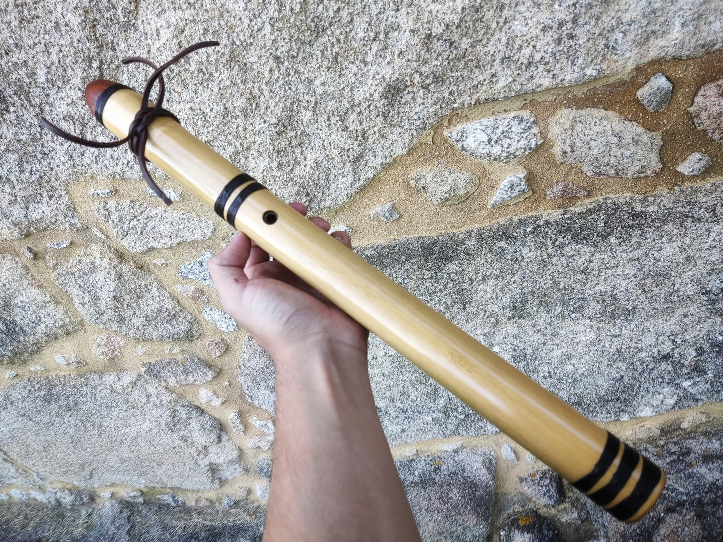 Handmade NA Style Major Pentatonic flute in F.