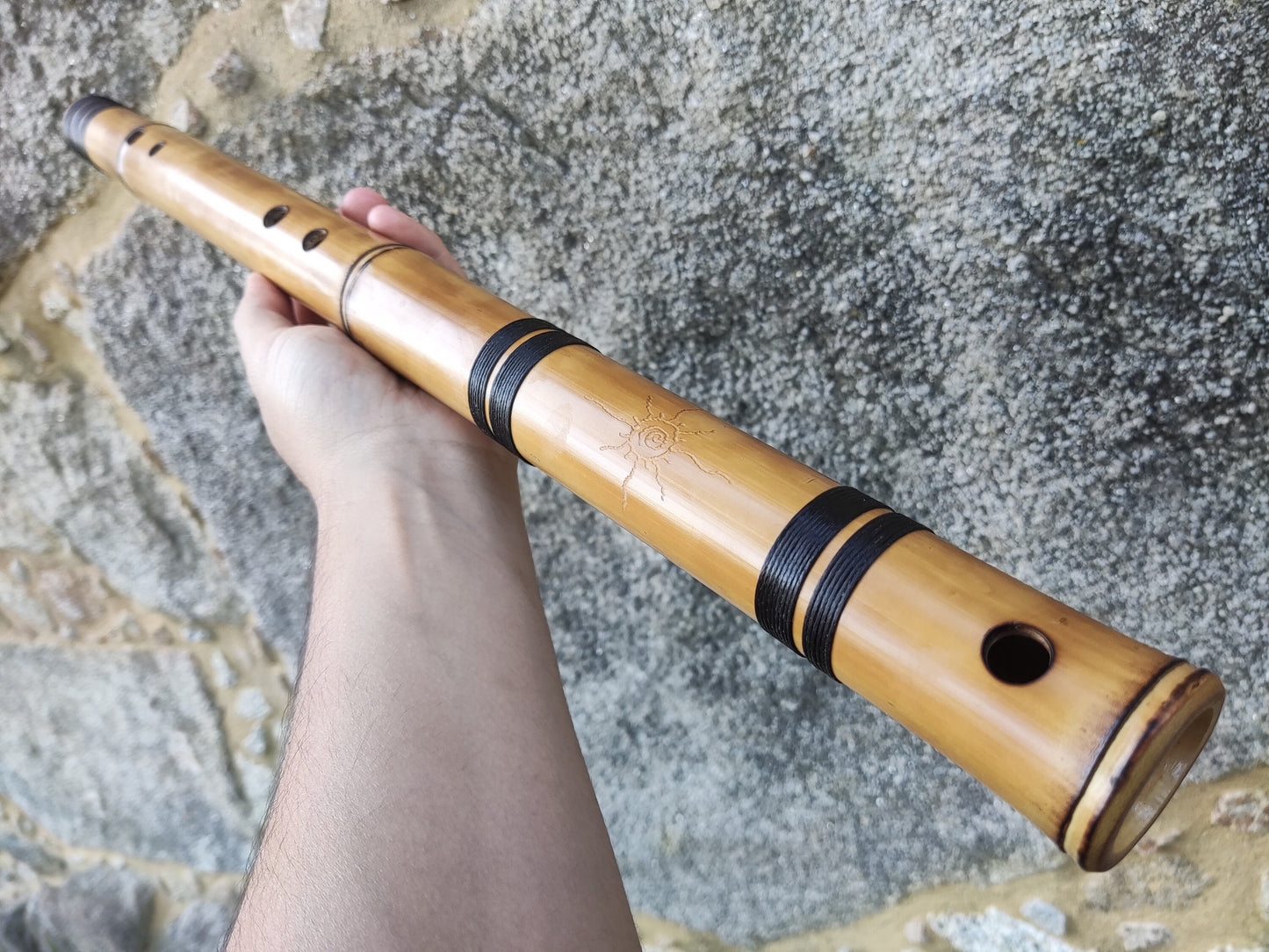 Flute for Isabelle Akebono bamboo flute in low C 432Hz