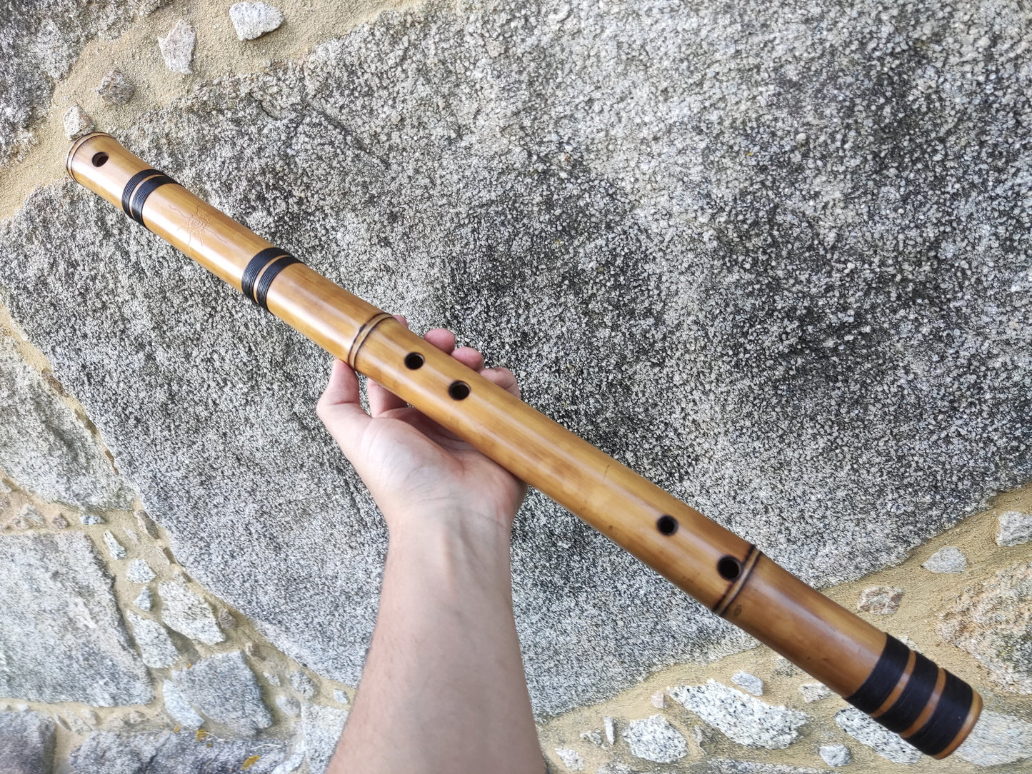 Flute for Isabelle Akebono bamboo flute in low C 432Hz