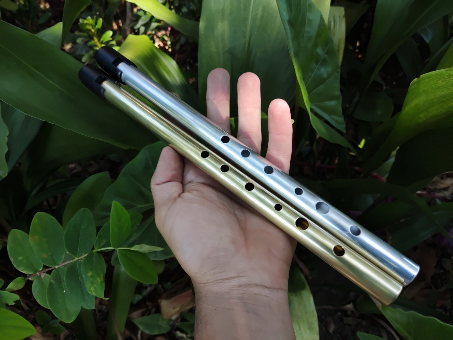 Gomes Whistle in D. Handmade Whistle. Penny whistle in D. Tin whistle. Irish whistle. Brass penny whistle. Celtic music. Irish flute