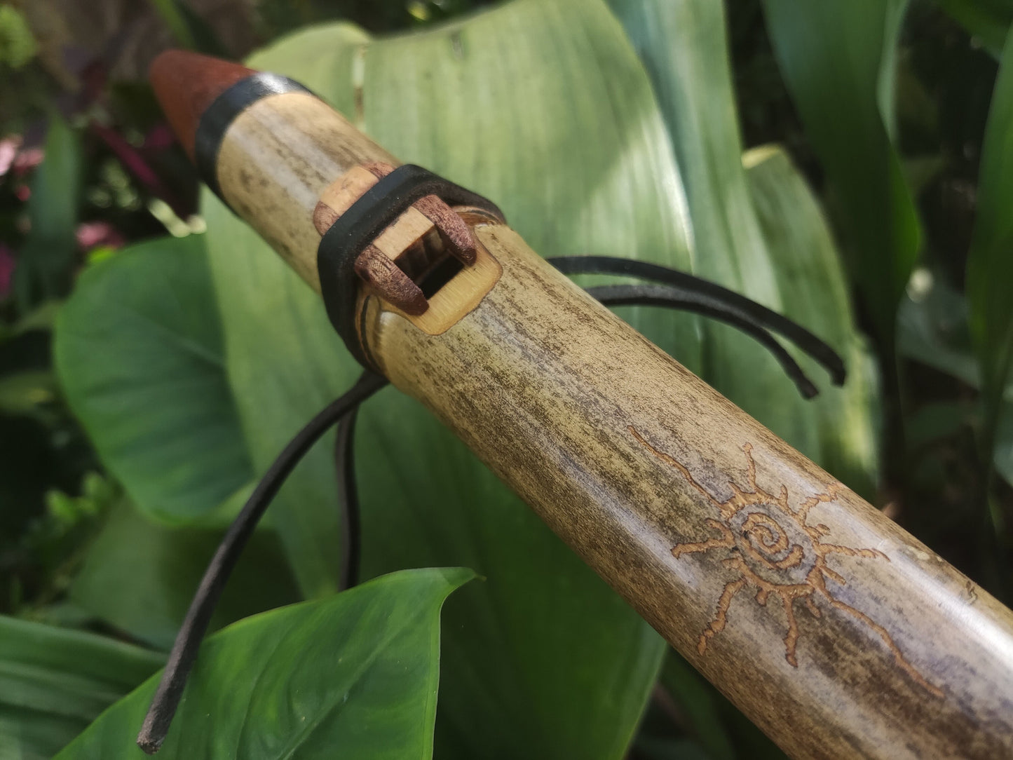 RESERVED for Gary: Native American Style flute in F with Akebono scale. Handmade Ethnic Flute. NA Style flute with rustic design. NAF
