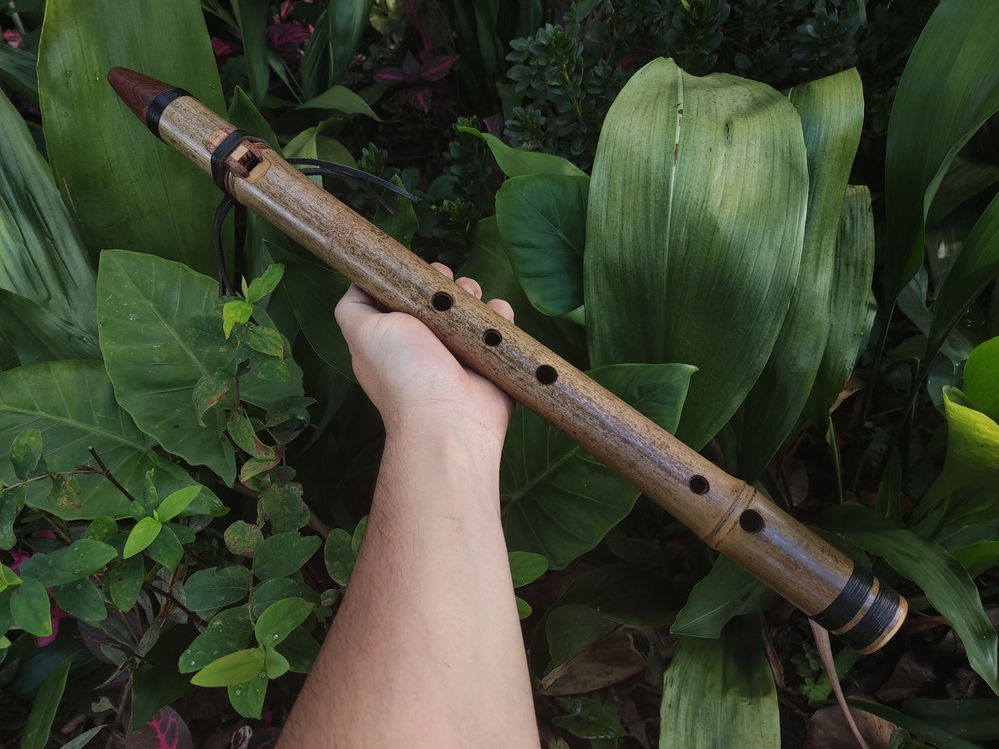 RESERVED for Gary: Native American Style flute in F with Akebono scale. Handmade Ethnic Flute. NA Style flute with rustic design. NAF