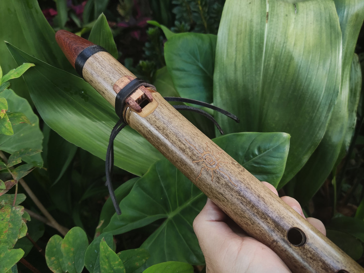 RESERVED for Gary: Native American Style flute in F with Akebono scale. Handmade Ethnic Flute. NA Style flute with rustic design. NAF