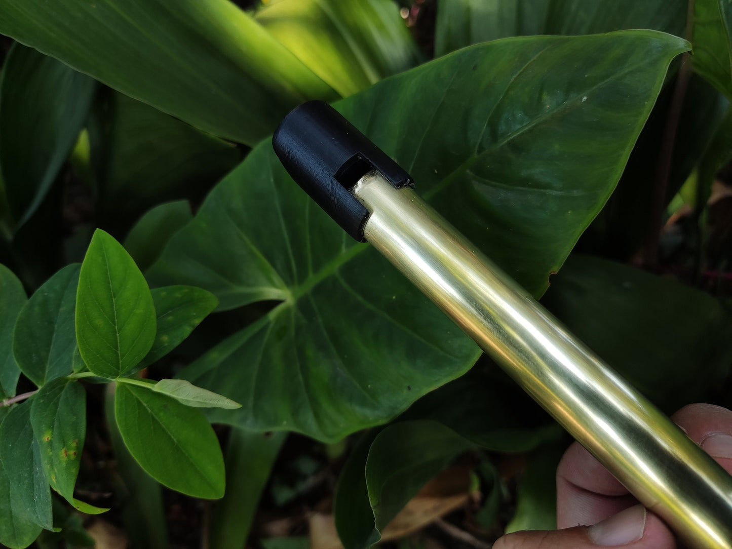 Gomes Whistle in D. Handmade Whistle. Penny whistle in D. Tin whistle. Irish whistle. Brass penny whistle. Celtic music. Irish flute
