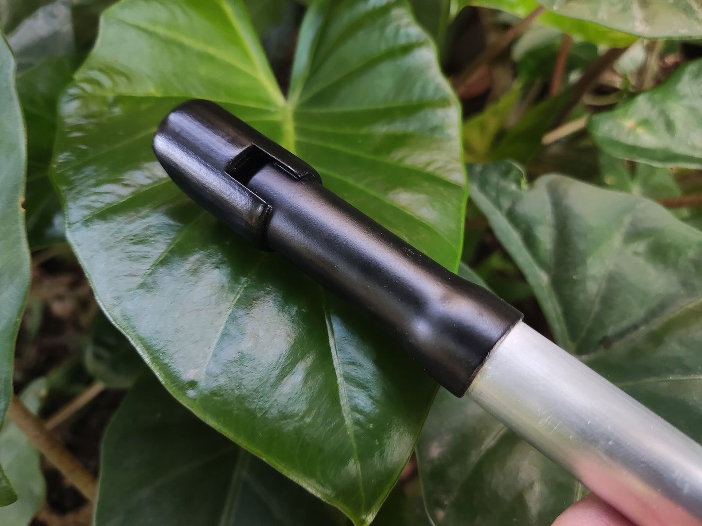 Handmade Tin Whistle in High D, made of Aluminium and Plastic | Penny whistle for Irish, Celtic and Folk music | Made by Rui Gomes