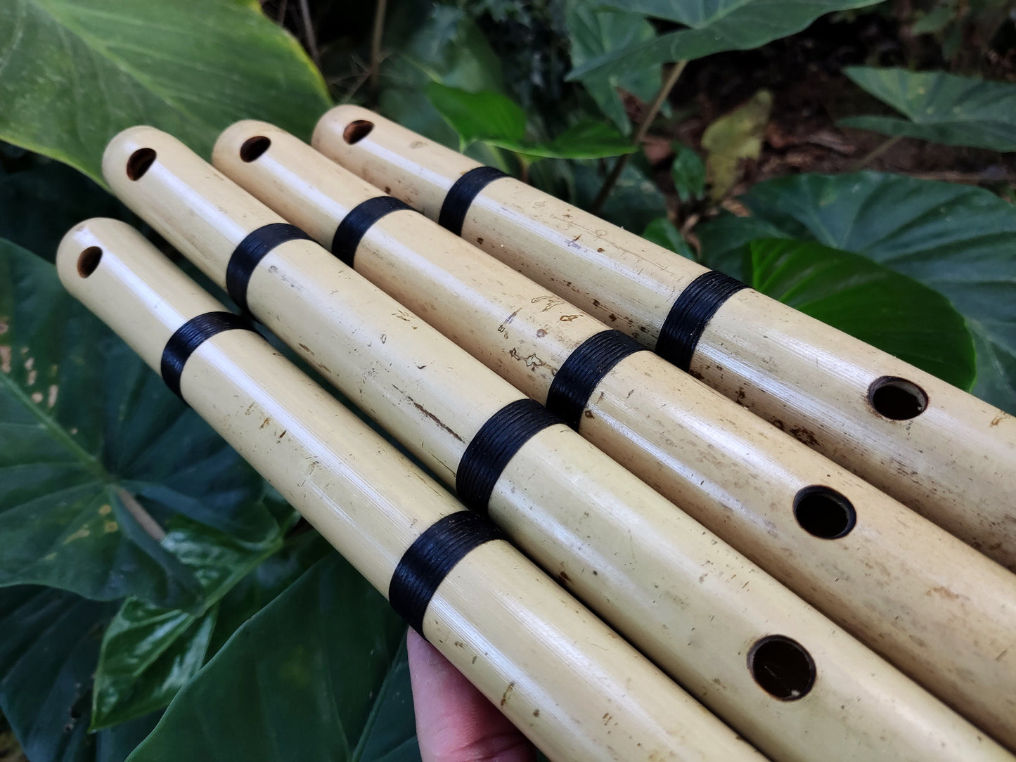 Small Transverse Bamboo flute Orientally Inspired | Same scale as the Japanese Shakuhachi | Zen inspired tool for Meditation | Rui Gomes