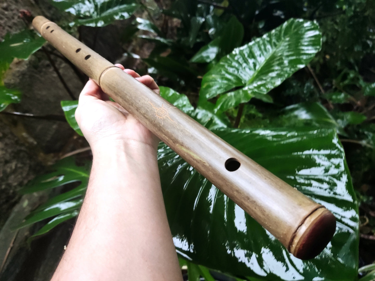Akebono Bamboo Flute in low C & D for Deep Meditation and Minfulness | Quality handcrafted sound healing tool with local bamboo | Rui Gomes