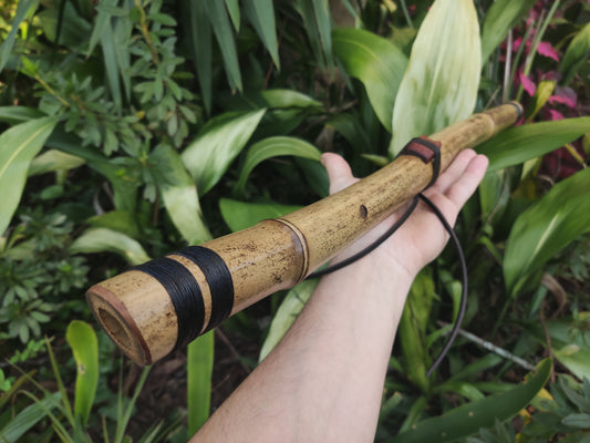 The Crooked Flute! Side blown NA style flute low E. Ethnic indigenous flute. Handmade rustic flute. Sound healing flute. Meditative flute.