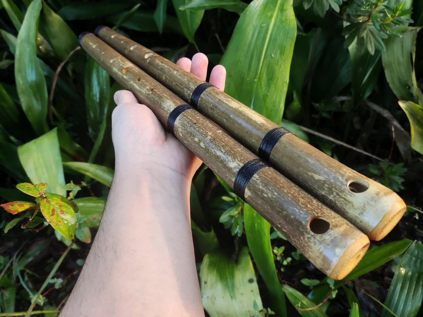 Aeolian Bamboo Flute: Natural Minor scale, Intuitive Transverse Flute, Handmade for Meditation and beginner friendly. Various keys