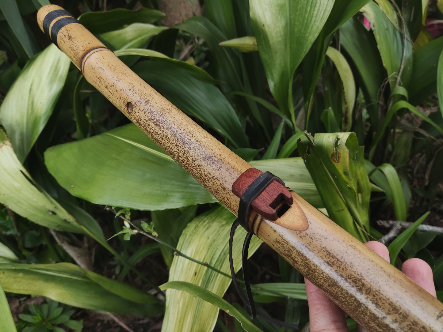 The Crooked Flute! Side blown NA style flute low E. Ethnic indigenous flute. Handmade rustic flute. Sound healing flute. Meditative flute.
