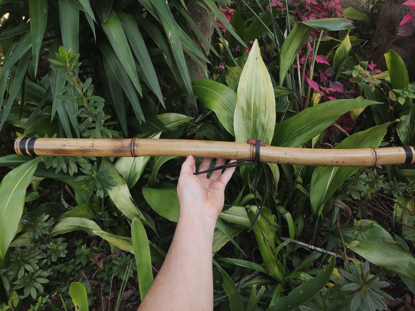 The Crooked Flute! Side blown NA style flute low E. Ethnic indigenous flute. Handmade rustic flute. Sound healing flute. Meditative flute.