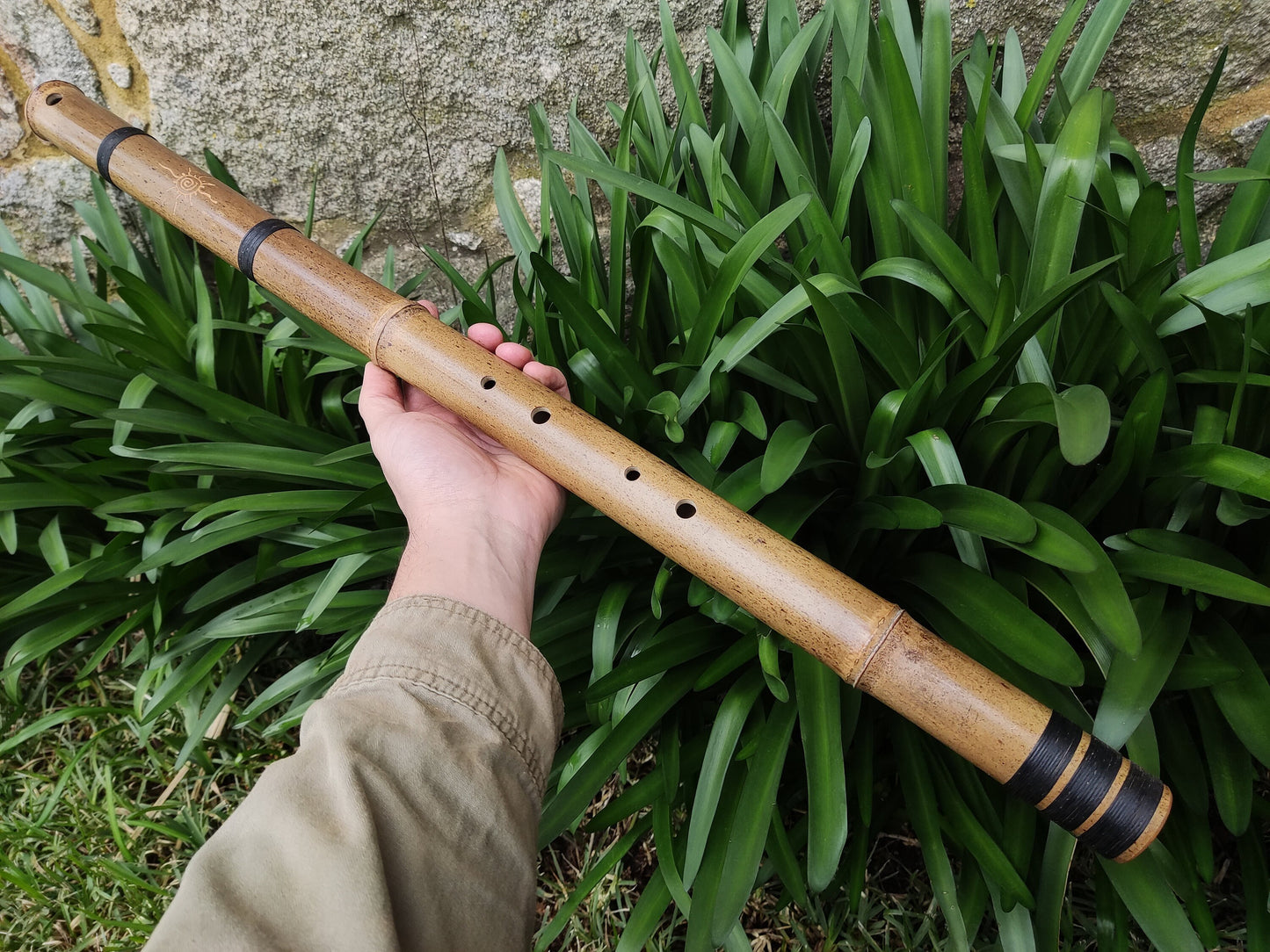 RESERVED for Anthony: Set of 3 Egyptian flutes in 432Hz. Keys of Low A, Low D and Low E