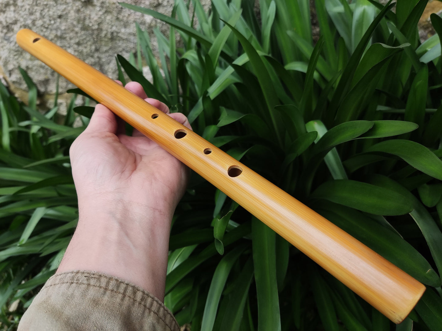 Egyptian Inspired flute in G | Handmade with bamboo tuned to an exotic scale | Deep meditative sound, for intuitive sound therapy