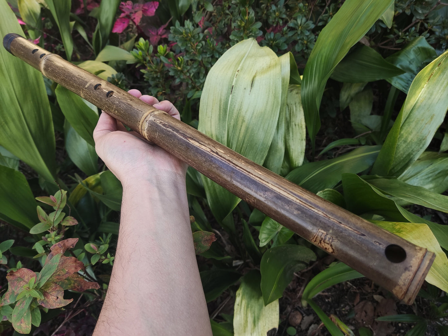 The Akebono Set: Four Transverse Bamboo Flutes with a Japanese scale in various keys, suitable for Sound Healing Practices and Meditation