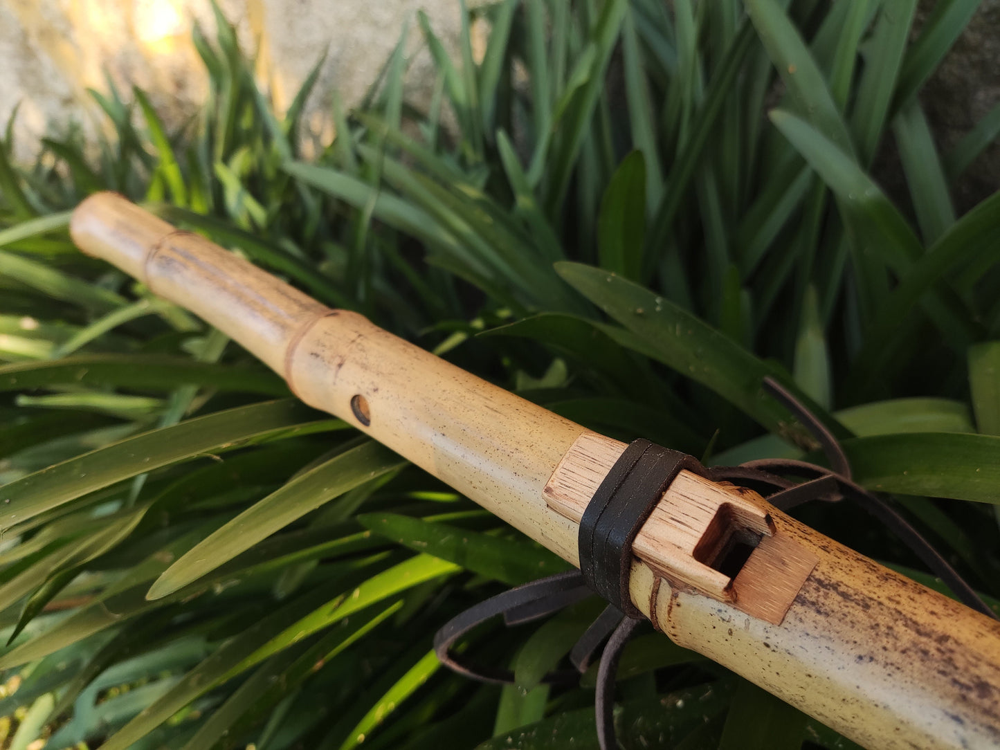 The Crooked flute! Native American Style bamboo flute. Unique handmade wooden Native flute | Sopro Flutes