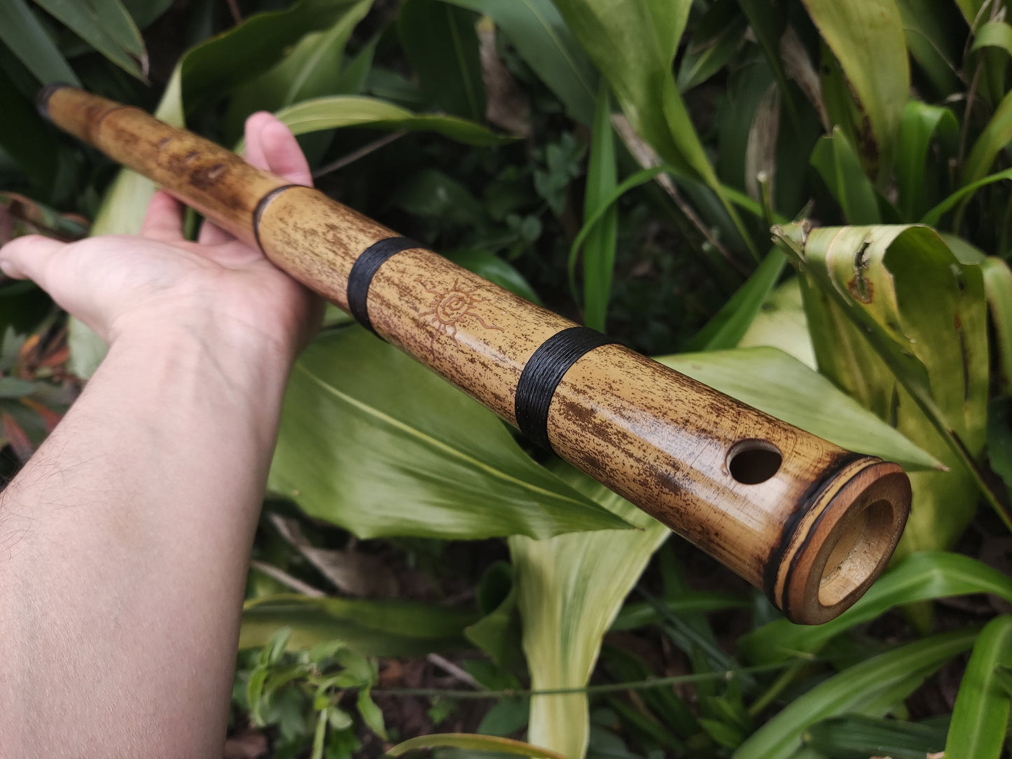 Bass Bamboo Flute tuned to Exotic Kokin-Akebono hybrid scale. Japanese inspired flute for deep meditation and sound healing | Rui Gomes