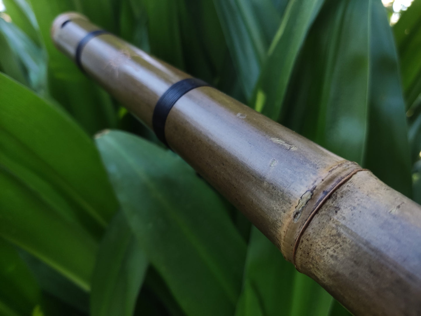 RESERVED: Egyptian Flute in A# for Meditation and Sound Healing. Handmade bass bamboo flute with an exotic, middle eastern sounding scale