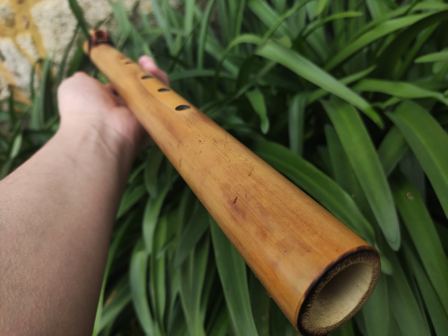 Native American and Oriental Style Bamboo flute in low D. Native American style flute for Meditation | Sopro Flutes