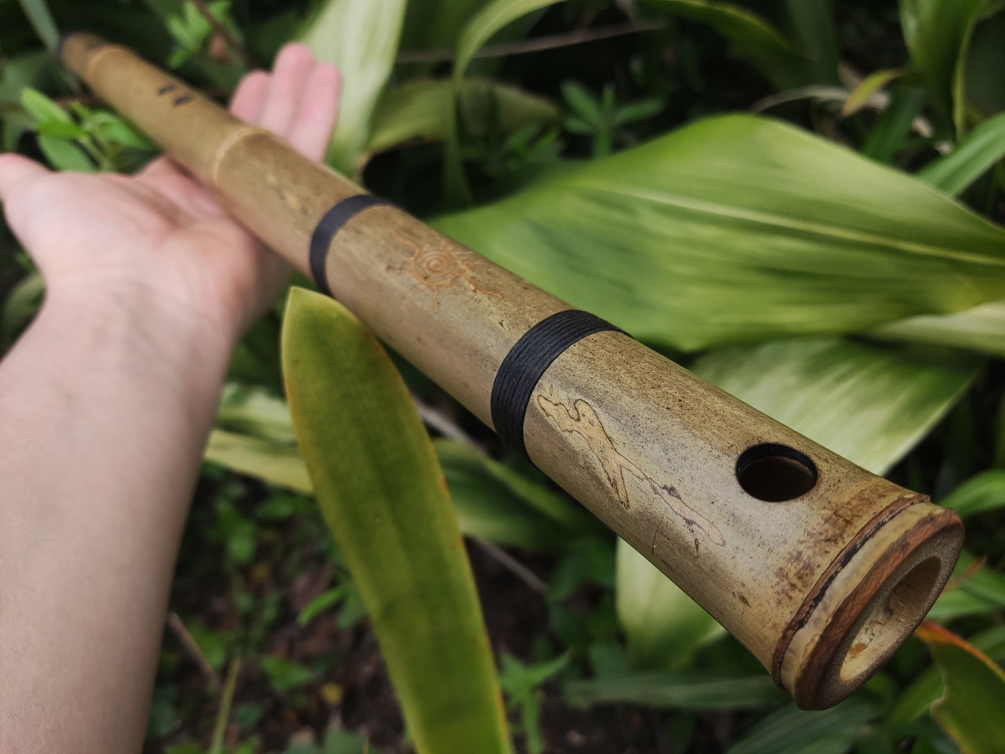 Akebono Bamboo Flute in the key of B, Deep Meditation Bamboo Flute with an Oriental Zen Buddhist inspired scale, Exotic Meditative flute