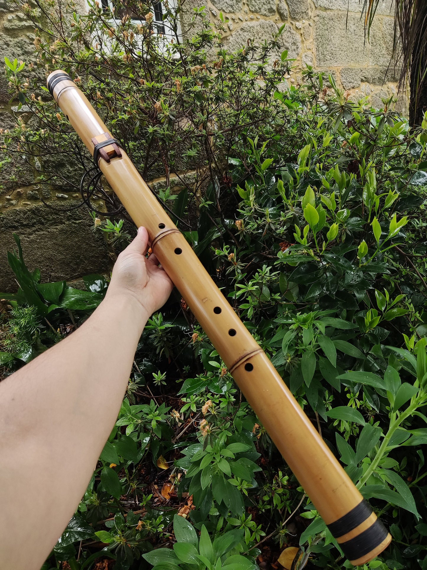 Deep Meditation Native American Style Flute in the key of Bb, for Meditation and sound healing. Handmade Bamboo Flute in the key of A#