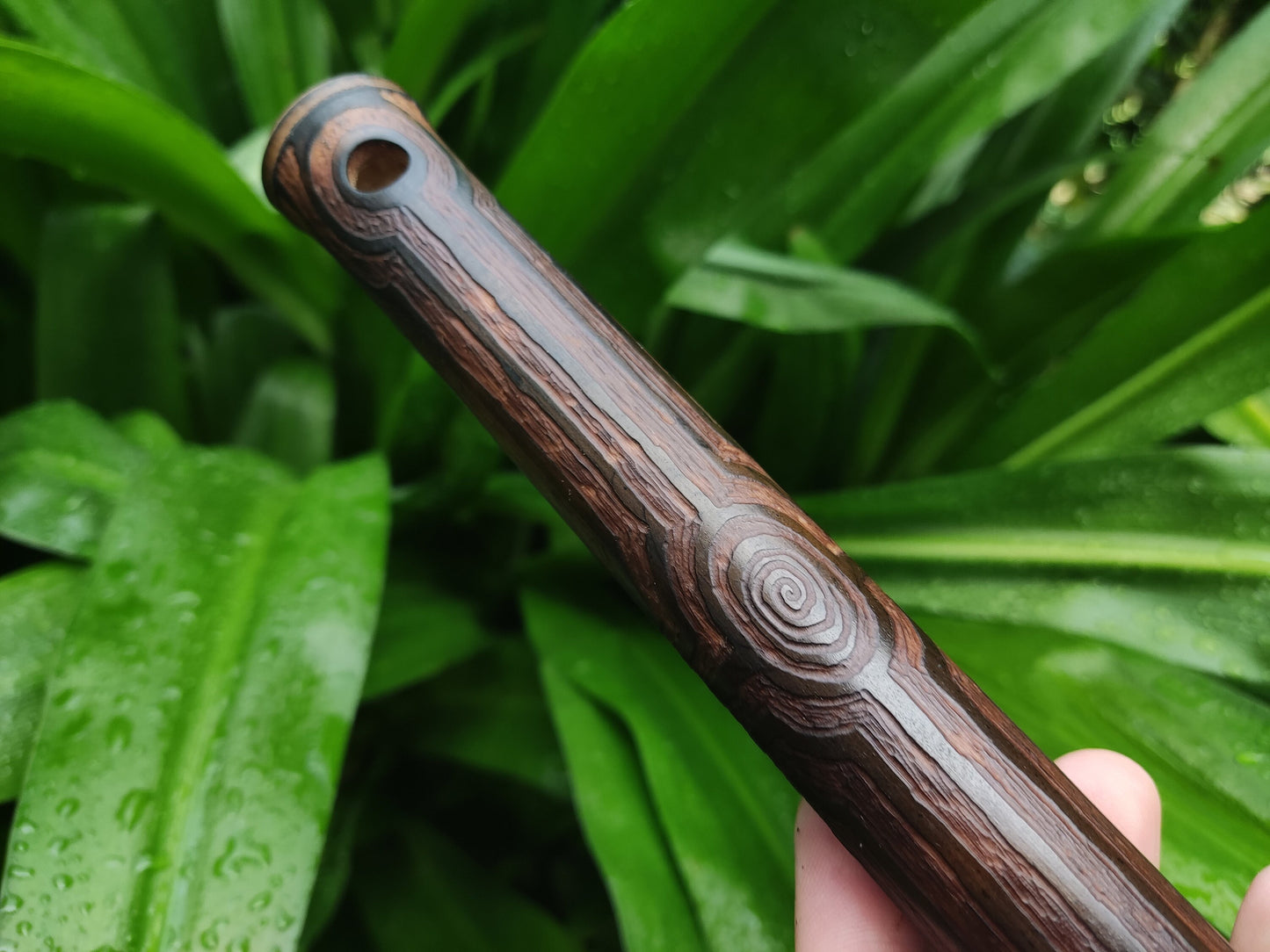 F# Minor Pentatonic Flute Fully Carved | Intuitive Oriental flute with a minor pentatonic scale | 4-holed Easy to play Flute  | Rui Gomes