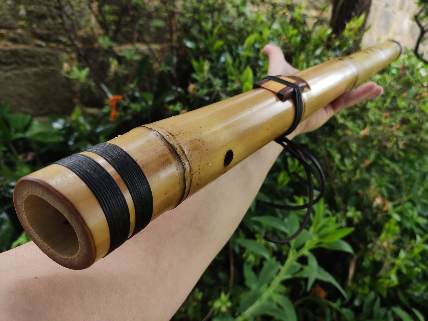 Deep Meditation Native American Style Flute in the key of Bb, for Meditation and sound healing. Handmade Bamboo Flute in the key of A#