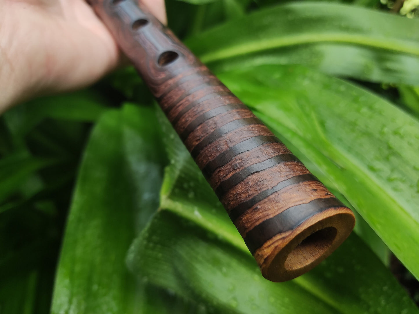 F# Minor Pentatonic Flute Fully Carved | Intuitive Oriental flute with a minor pentatonic scale | 4-holed Easy to play Flute  | Rui Gomes