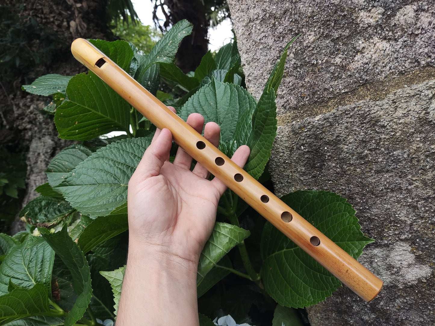 RESERVED for Agnieszka: Low A Bamboo Whistle in the Irish Style. Irish style whistle in the key of A, handmade out of bamboo