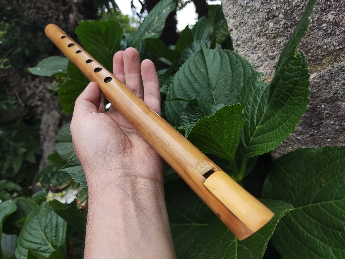 RESERVED for Agnieszka: Low A Bamboo Whistle in the Irish Style. Irish style whistle in the key of A, handmade out of bamboo