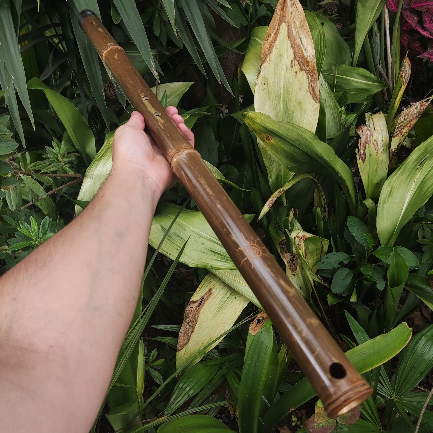 Akebono Bamboo Flute in the key of low G# | Deep Meditative Flute with a Rustic oriental design. Asian Scale with a transporting voice