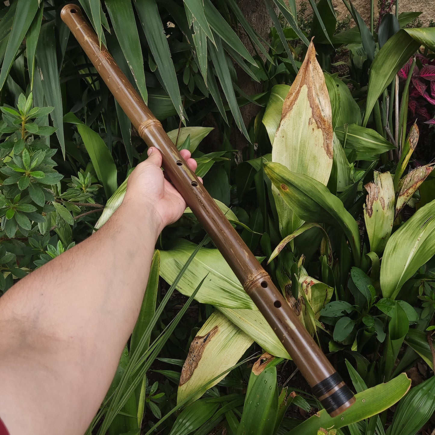 Akebono Bamboo Flute in the key of low G# | Deep Meditative Flute with a Rustic oriental design. Asian Scale with a transporting voice