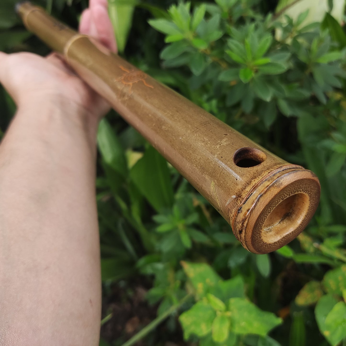 Exotic Meditative Akebono Bamboo Flute in the key of C4. Oriental Zen Buddhist flute. Deep meditation flute