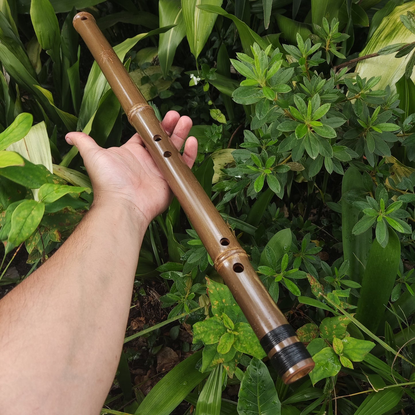 Exotic Meditative Akebono Bamboo Flute in the key of C4. Oriental Zen Buddhist flute. Deep meditation flute