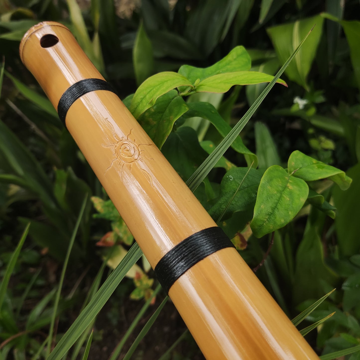 Egyptian Flute in A#. Handmade bamboo flute with an exotic scale, Egyptian sounding for Meditation and Sound healing tool