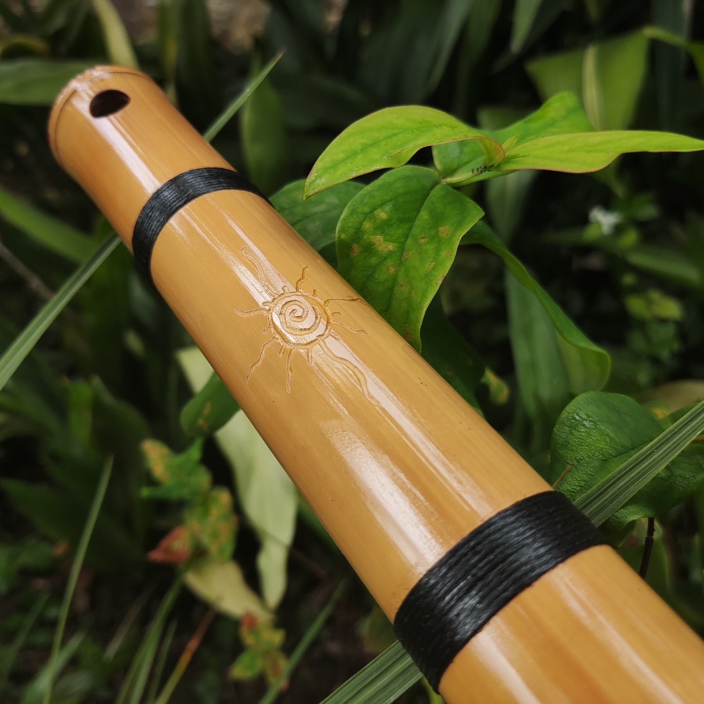 Egyptian Flute in A#. Handmade bamboo flute with an exotic scale, Egyptian sounding for Meditation and Sound healing tool