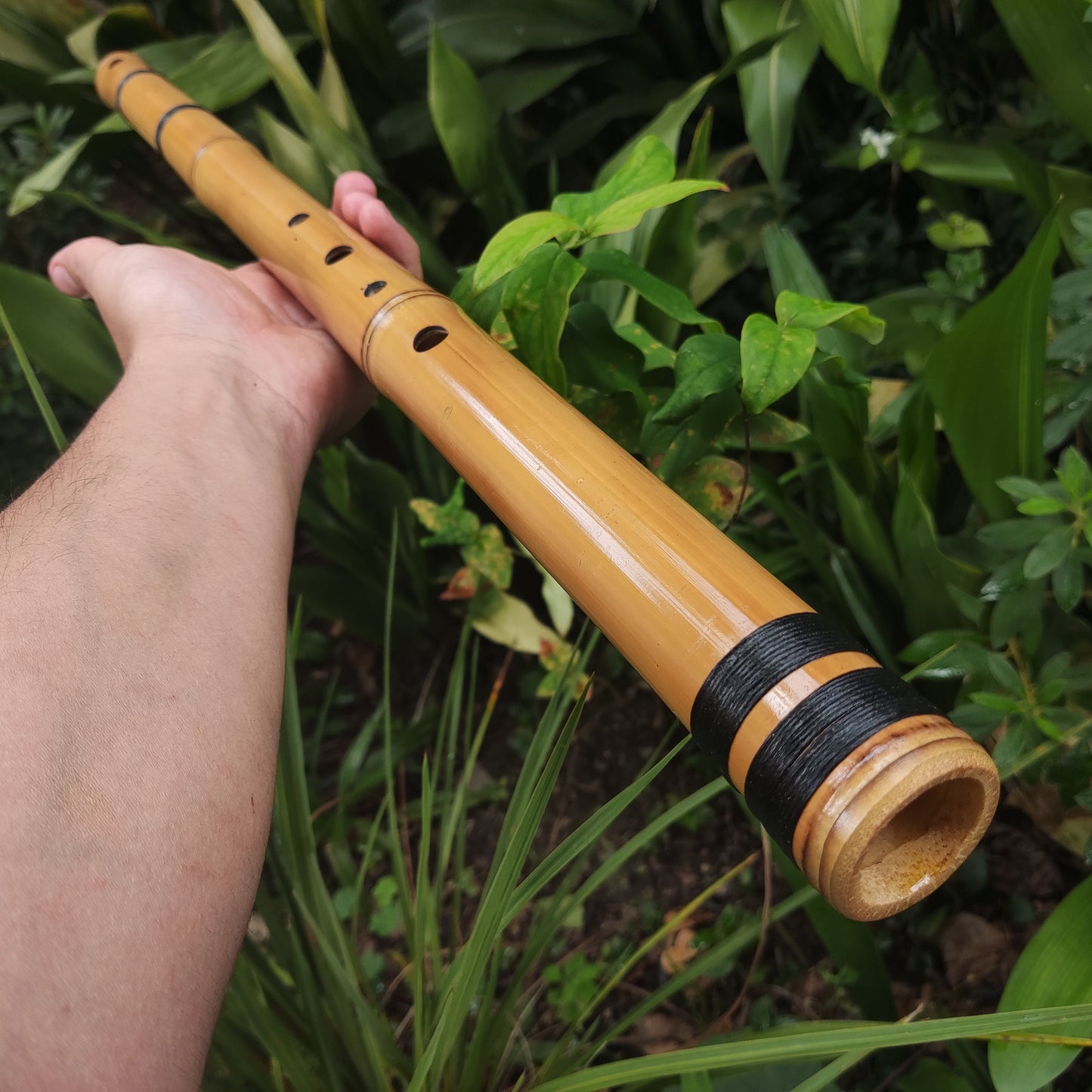 Egyptian Flute in A#. Handmade bamboo flute with an exotic scale, Egyptian sounding for Meditation and Sound healing tool