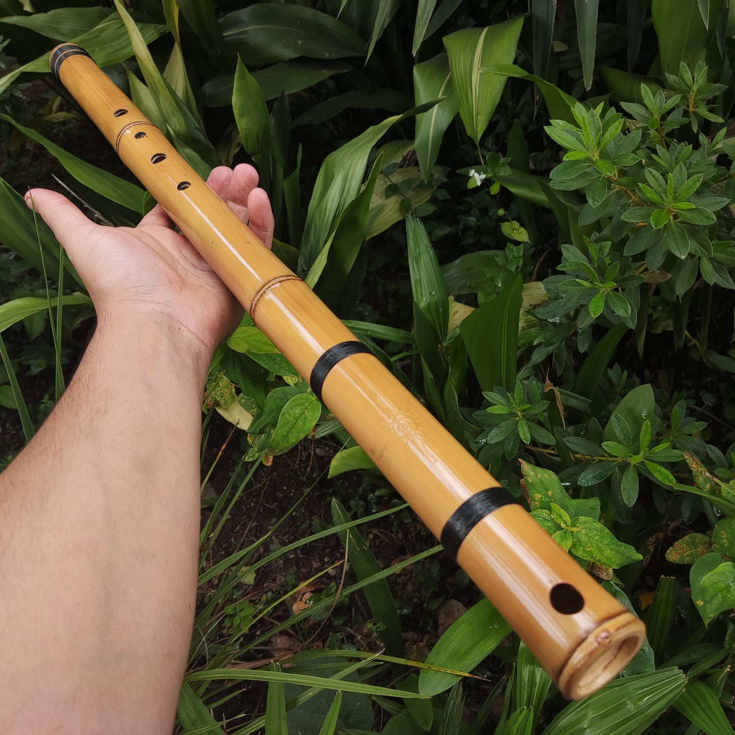 Egyptian Flute in A#. Handmade bamboo flute with an exotic scale, Egyptian sounding for Meditation and Sound healing tool