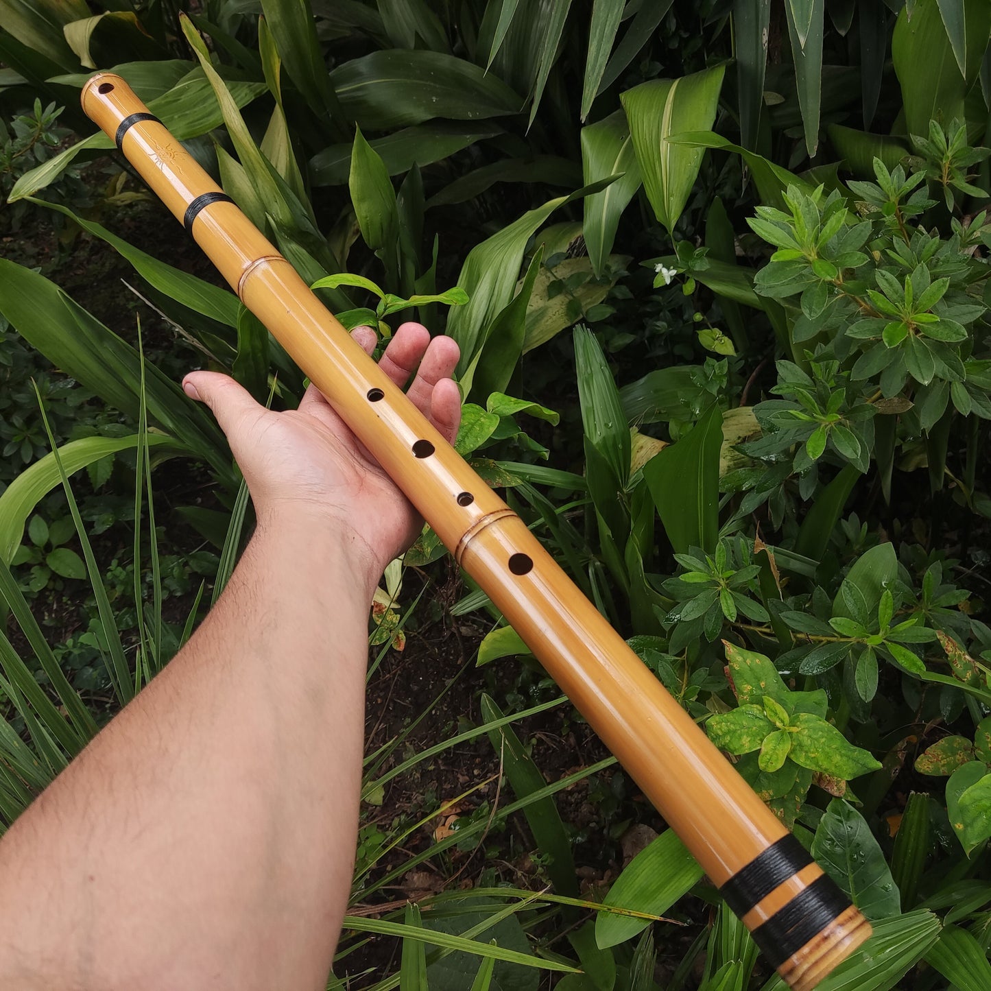 Egyptian Flute in A#. Handmade bamboo flute with an exotic scale, Egyptian sounding for Meditation and Sound healing tool