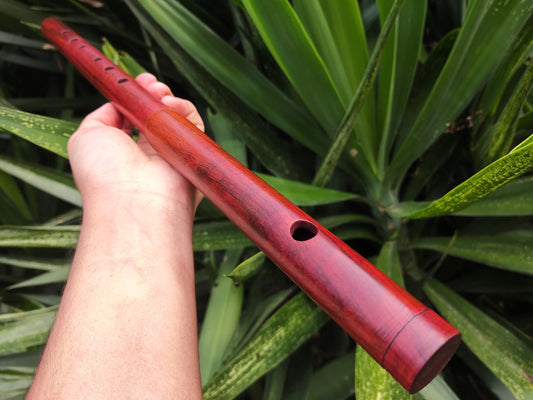 Handmade Wooden Flute in the key of F. Low F Irish style flute, made in two pieces, concert tuned for folk and world music by Rui Gomes