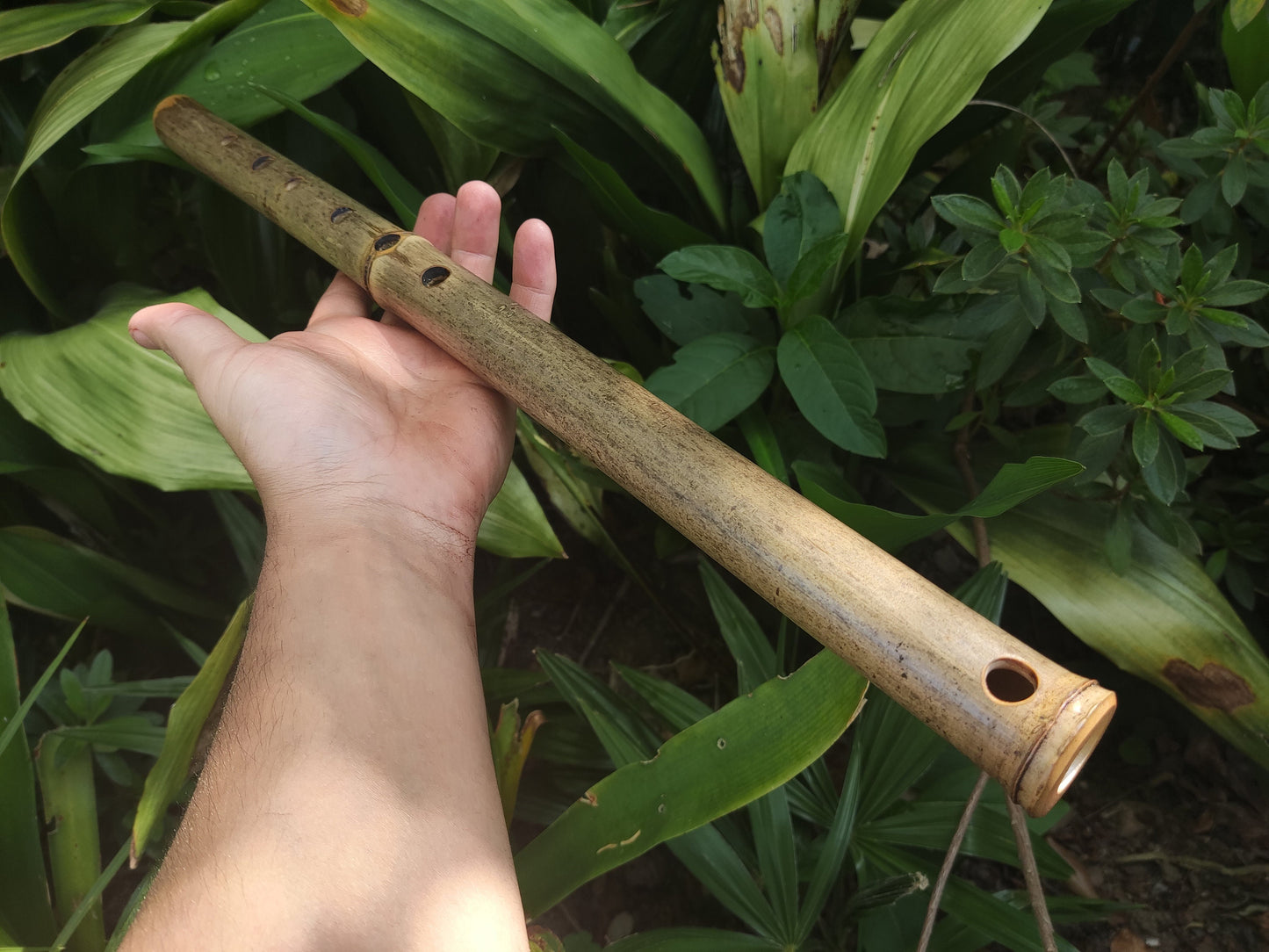 Low Eb Major Flute. Irish low E Flat flute. Bamboo Transverse flute. Concert tuned. A = 440 Hz. Bansuri
