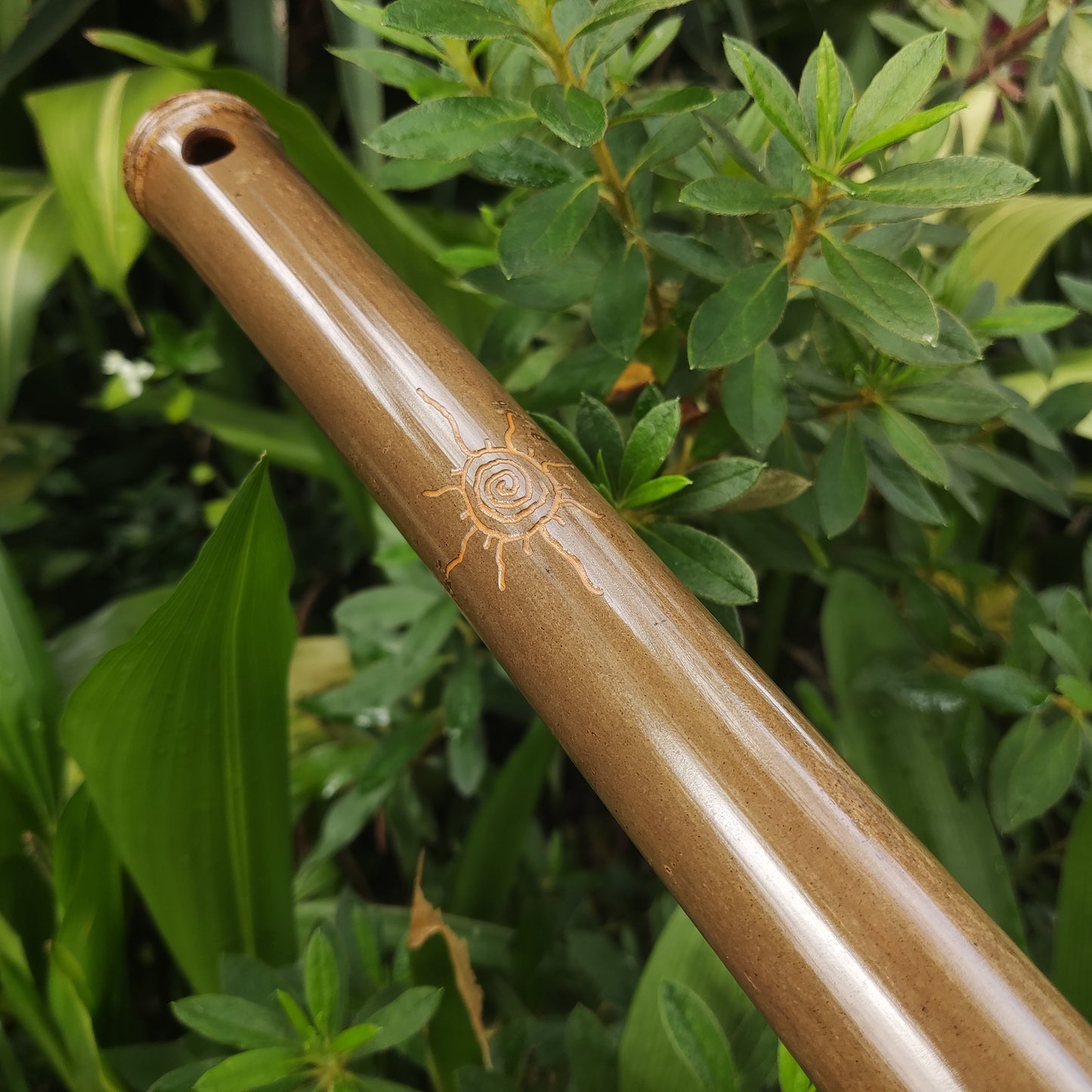 Exotic Meditative Akebono Bamboo Flute in the key of C4. Oriental Zen Buddhist flute. Deep meditation flute