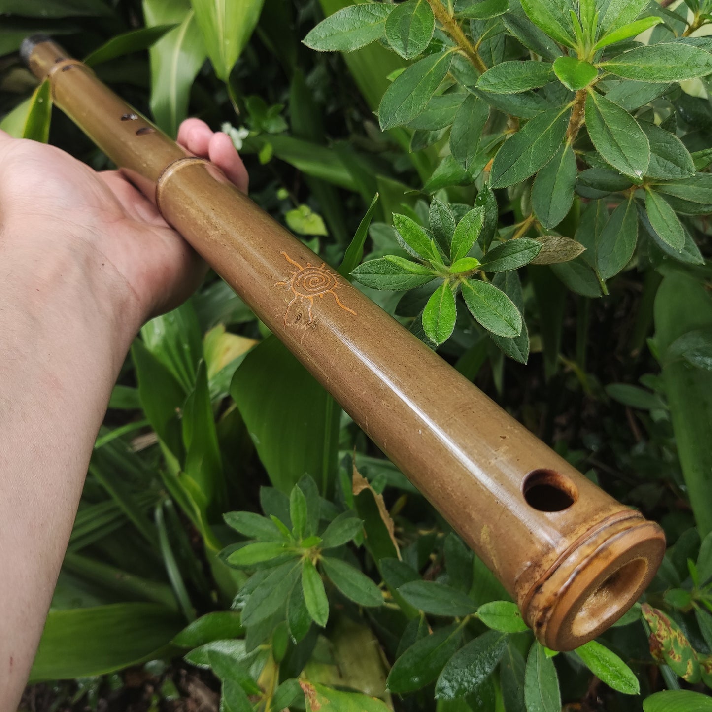 Exotic Meditative Akebono Bamboo Flute in the key of C4. Oriental Zen Buddhist flute. Deep meditation flute