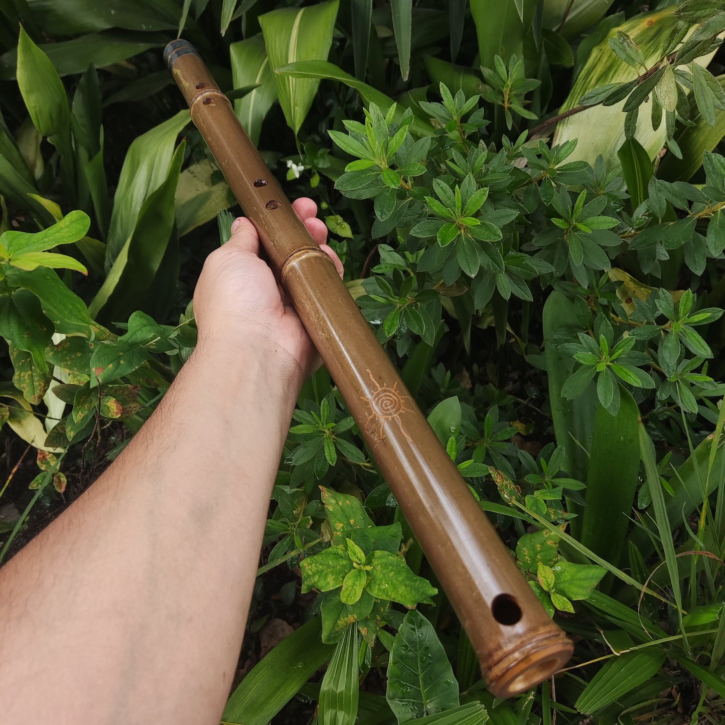 Exotic Meditative Akebono Bamboo Flute in the key of C4. Oriental Zen Buddhist flute. Deep meditation flute