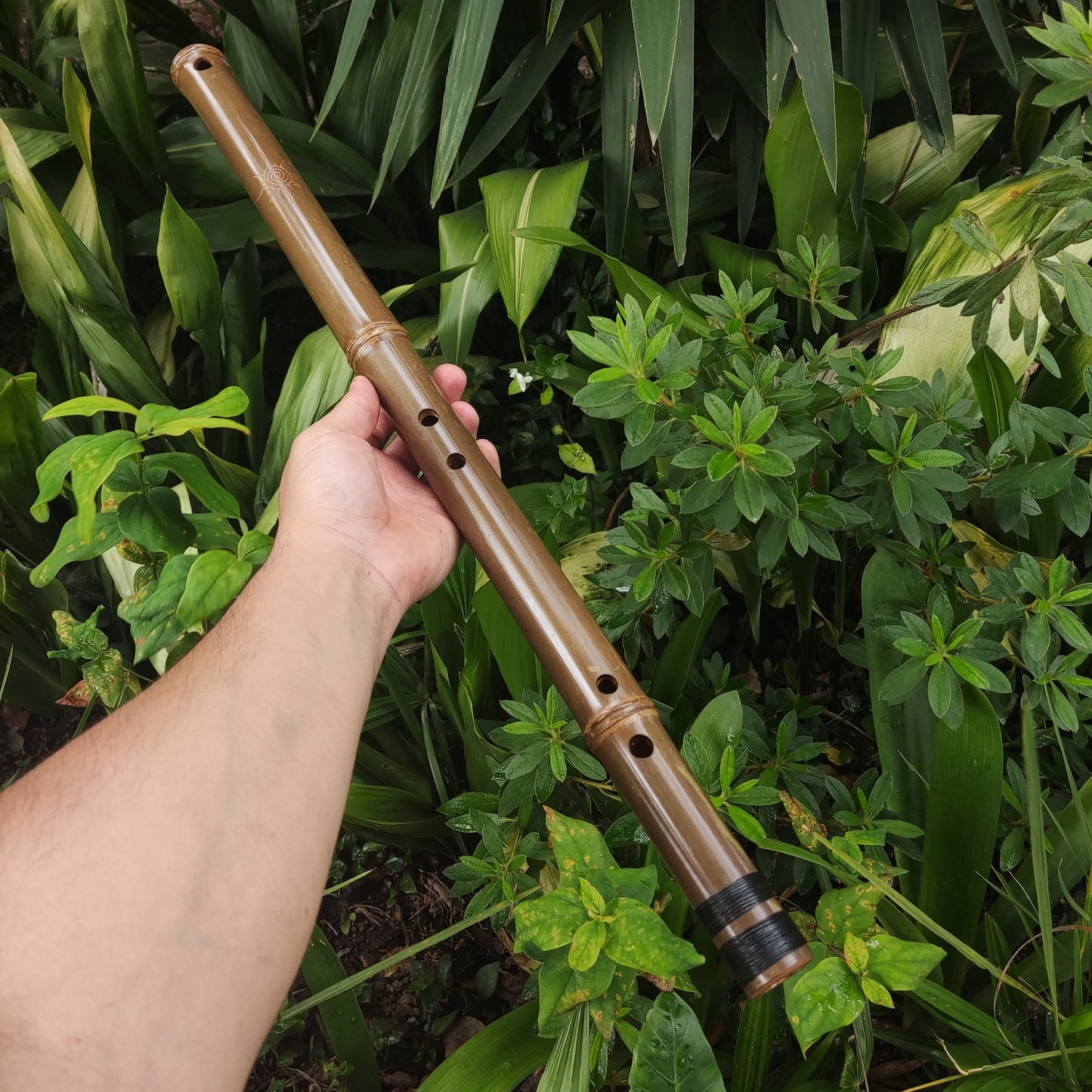 Exotic Meditative Akebono Bamboo Flute in the key of C4. Oriental Zen Buddhist flute. Deep meditation flute