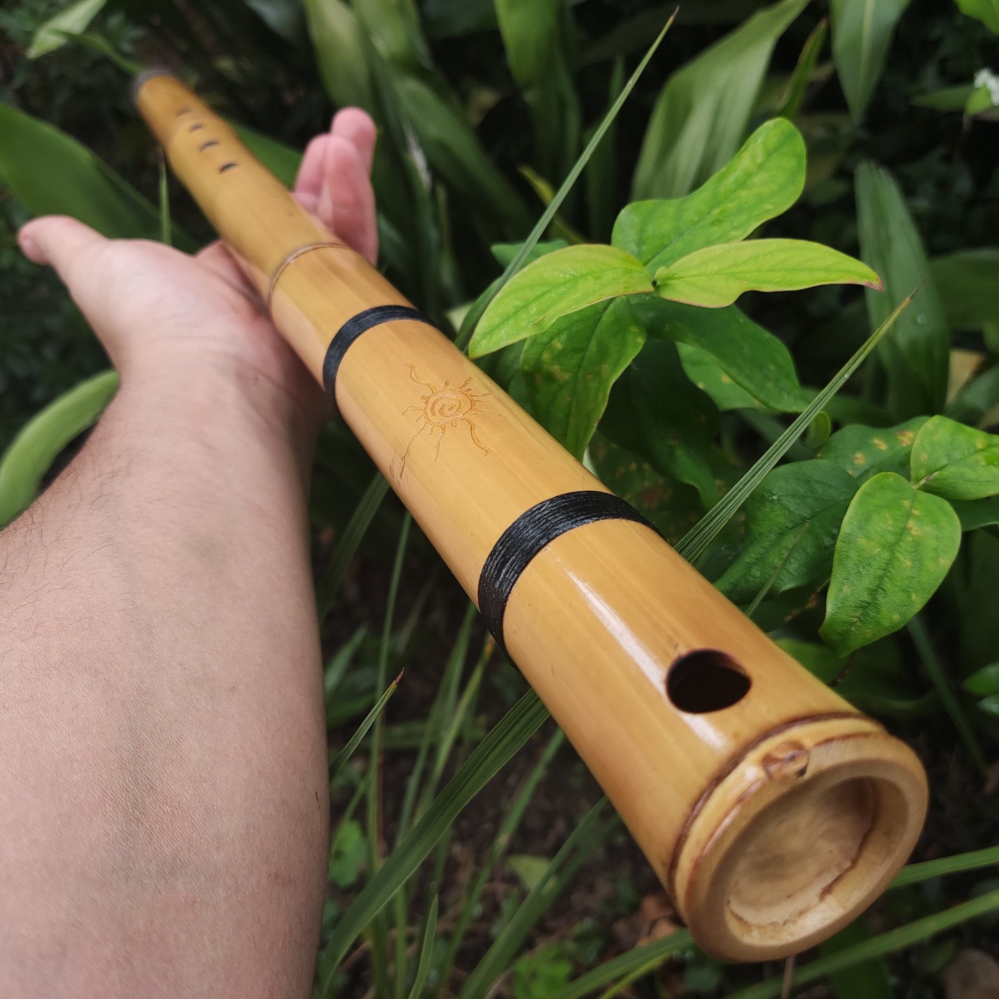 Egyptian Flute in A#. Handmade bamboo flute with an exotic scale, Egyptian sounding for Meditation and Sound healing tool